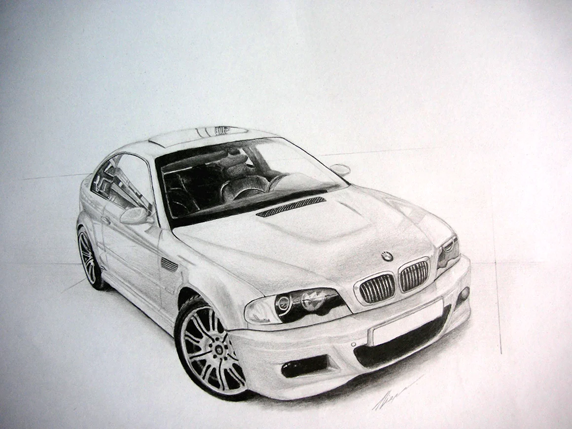 BMW e46 рисунок