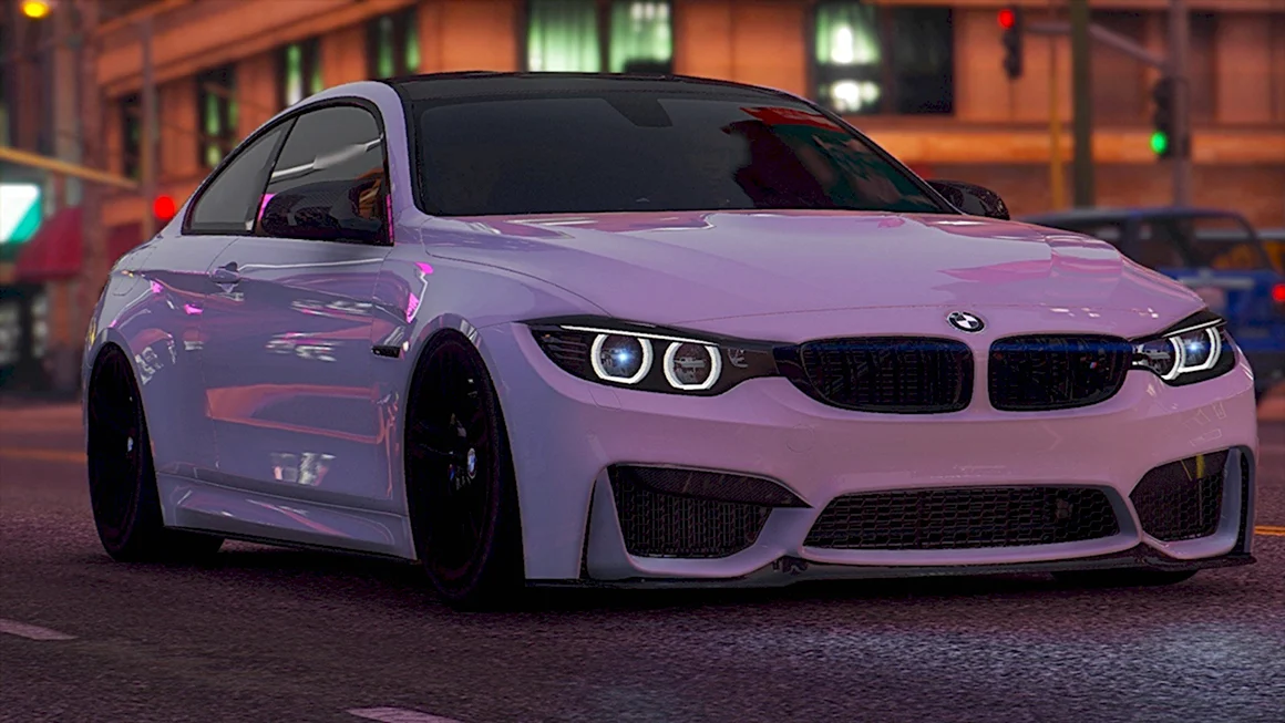 BMW m5 неон