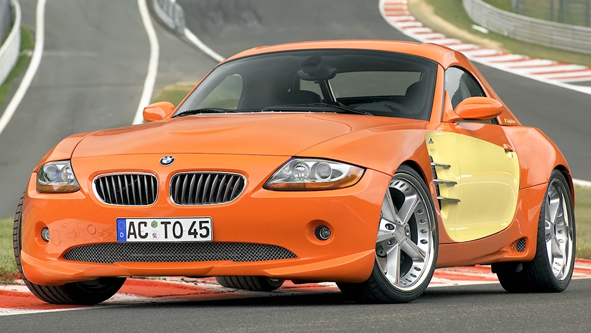 BMW z4 оранжевая