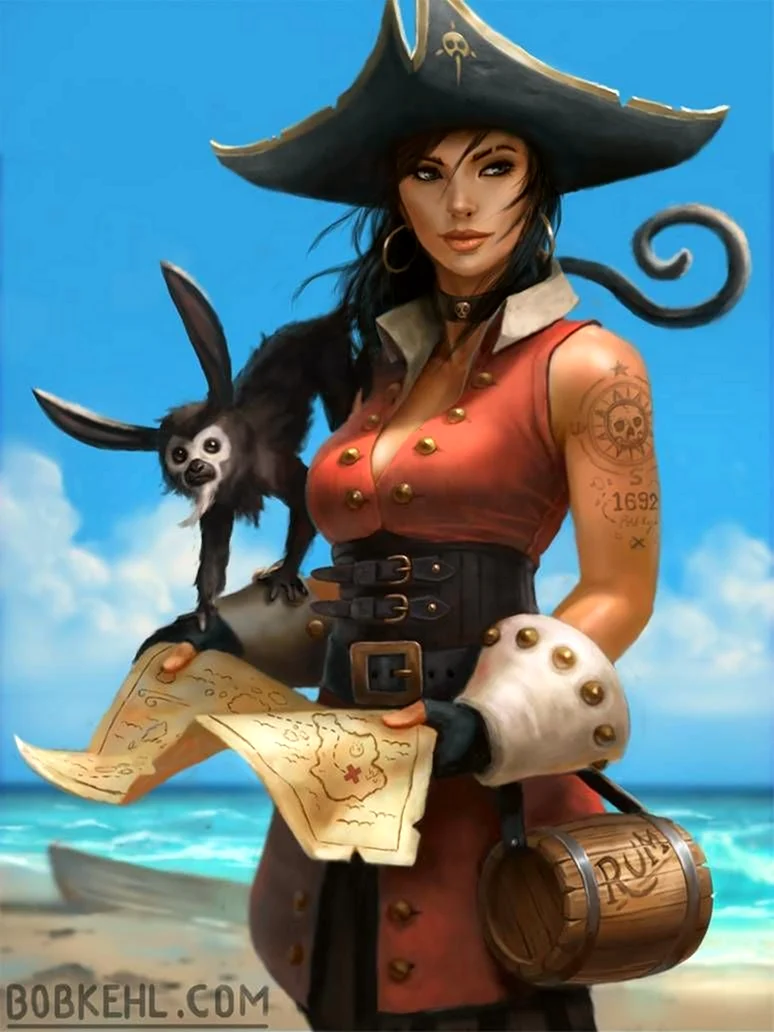 Bob Kehl Pirate Art