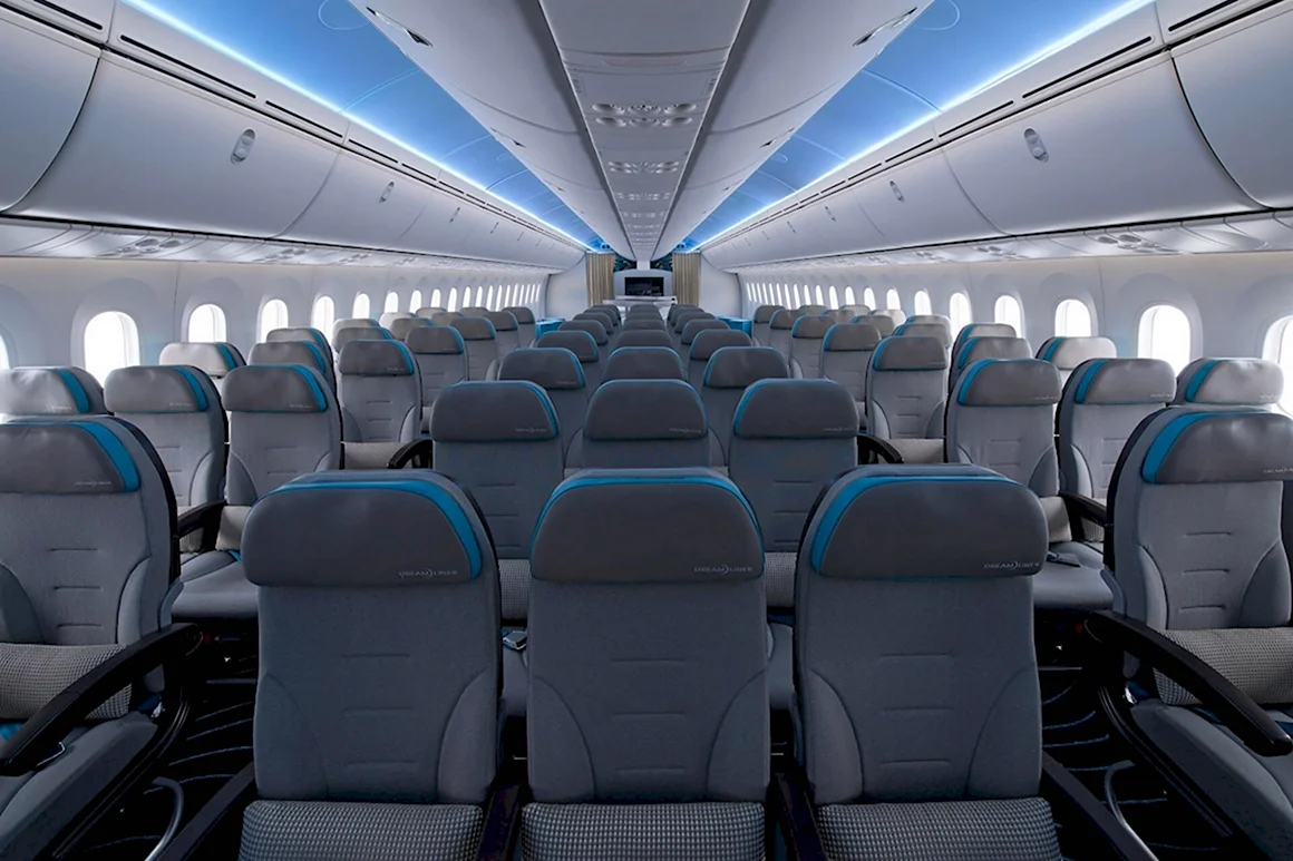 Боинг 787 внутри