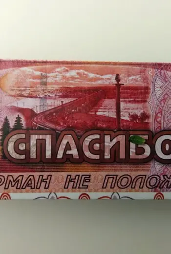 Большое спасибо купюра