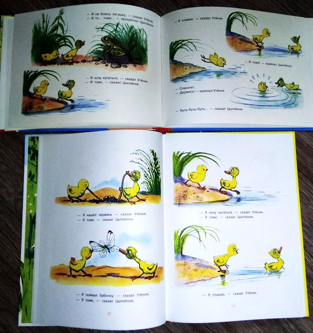 Бощиборд на ткани по сказке Сутеева книга