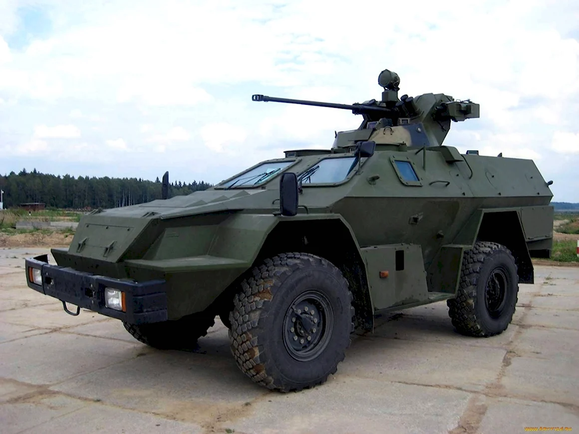 Бронеавтомобиль КАМАЗ-43269 выстрел