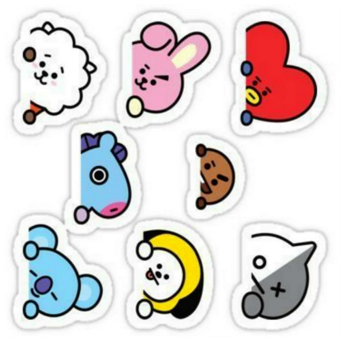 Bt21 BTS Стикеры