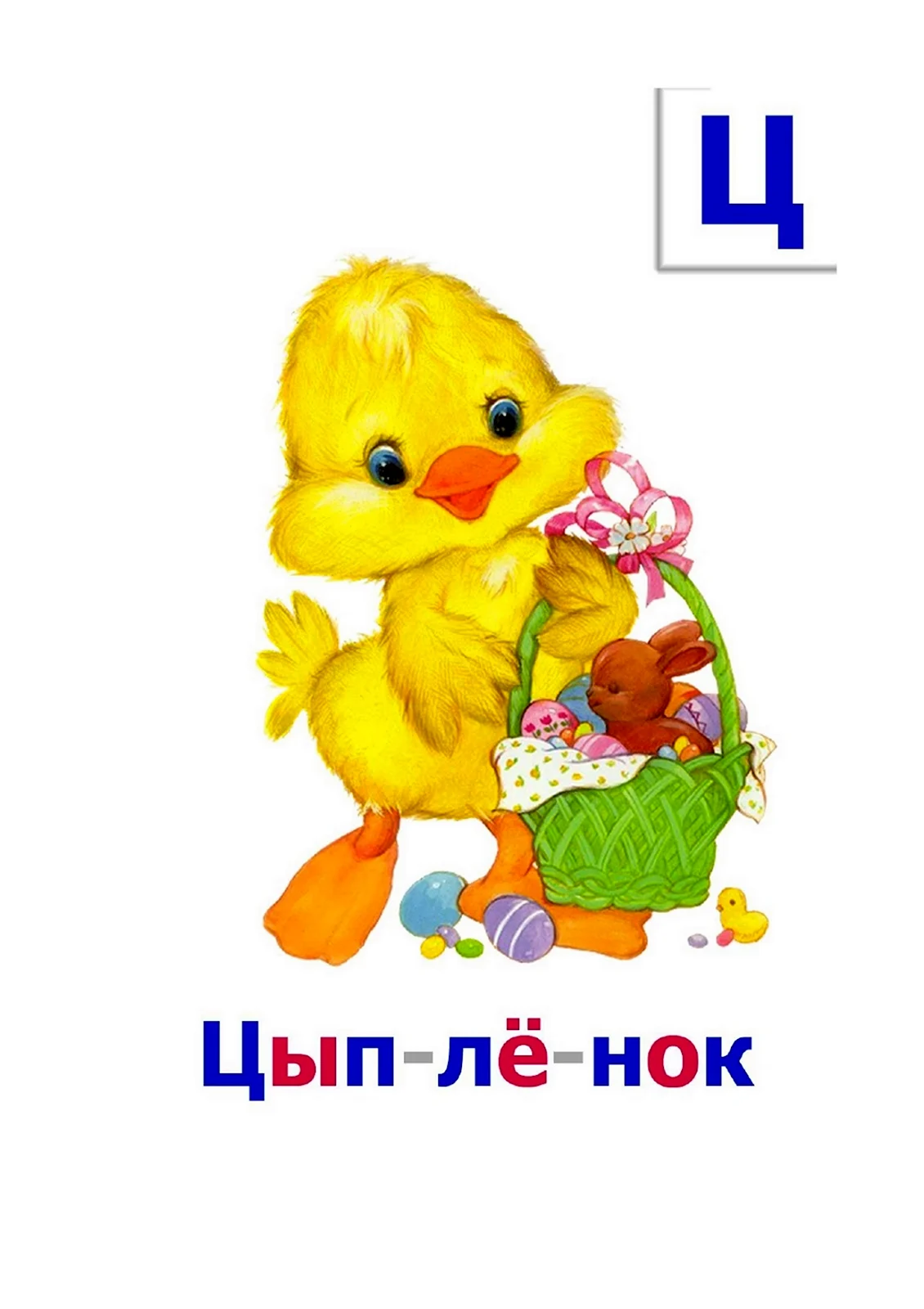 Буква ц цыпленок