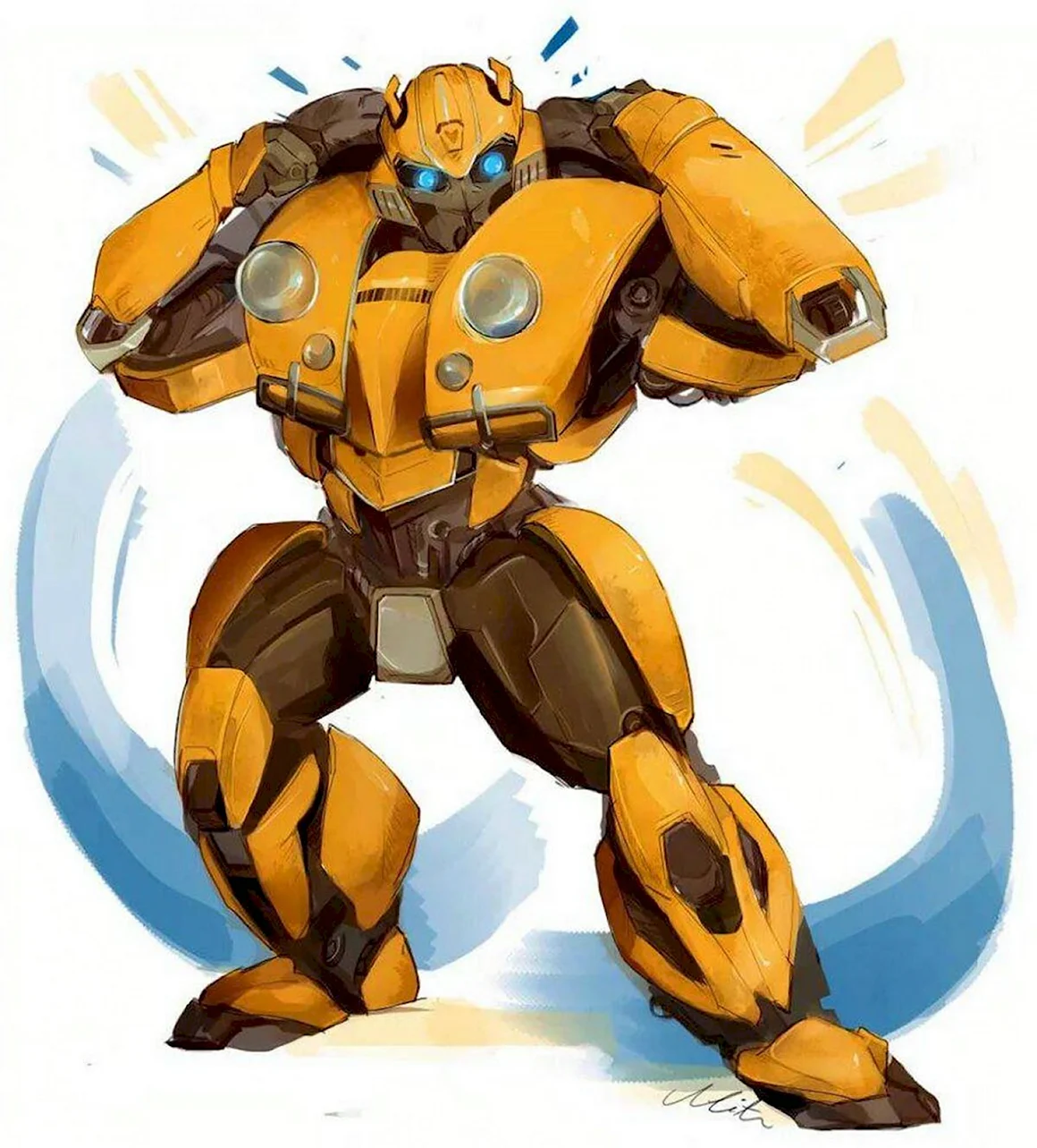 Bumblebee робот трансформер арт