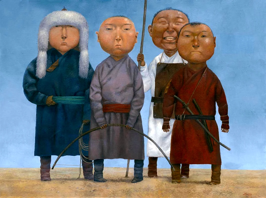 Бурятский художник Доржиев
