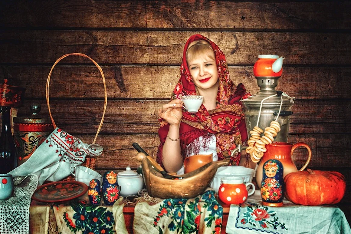 Чаепитие в русском стиле