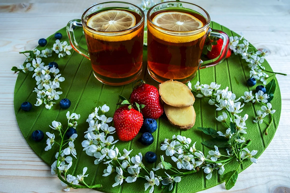 Чай с лимоном