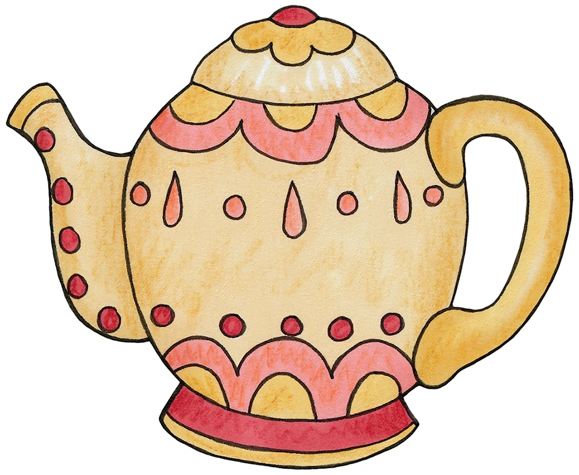 Чайник рисунок