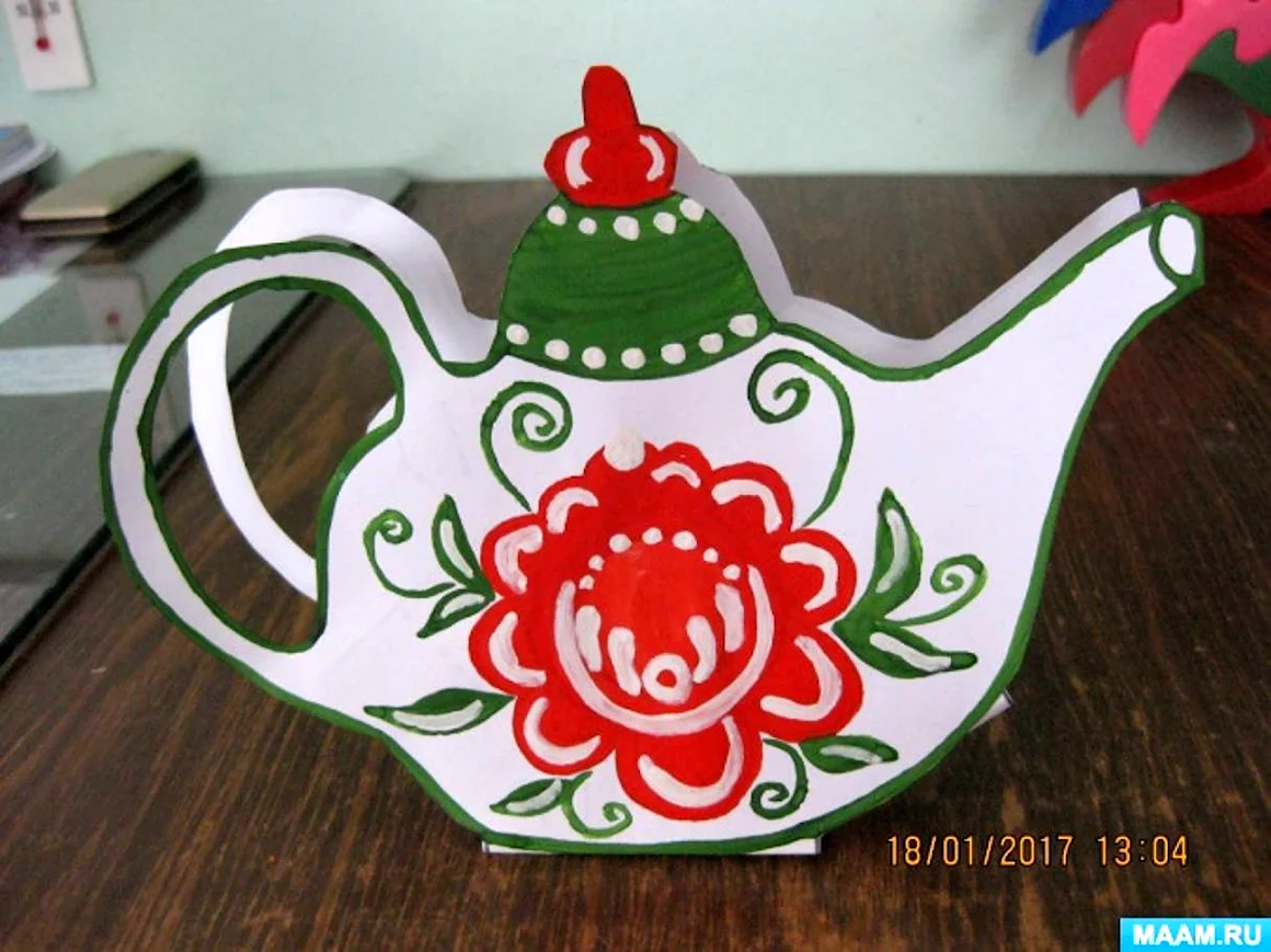 Чайник с татарским орнаментом