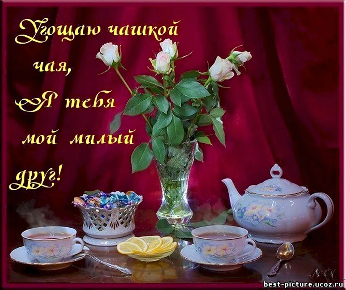 Чашечка чая угощаю