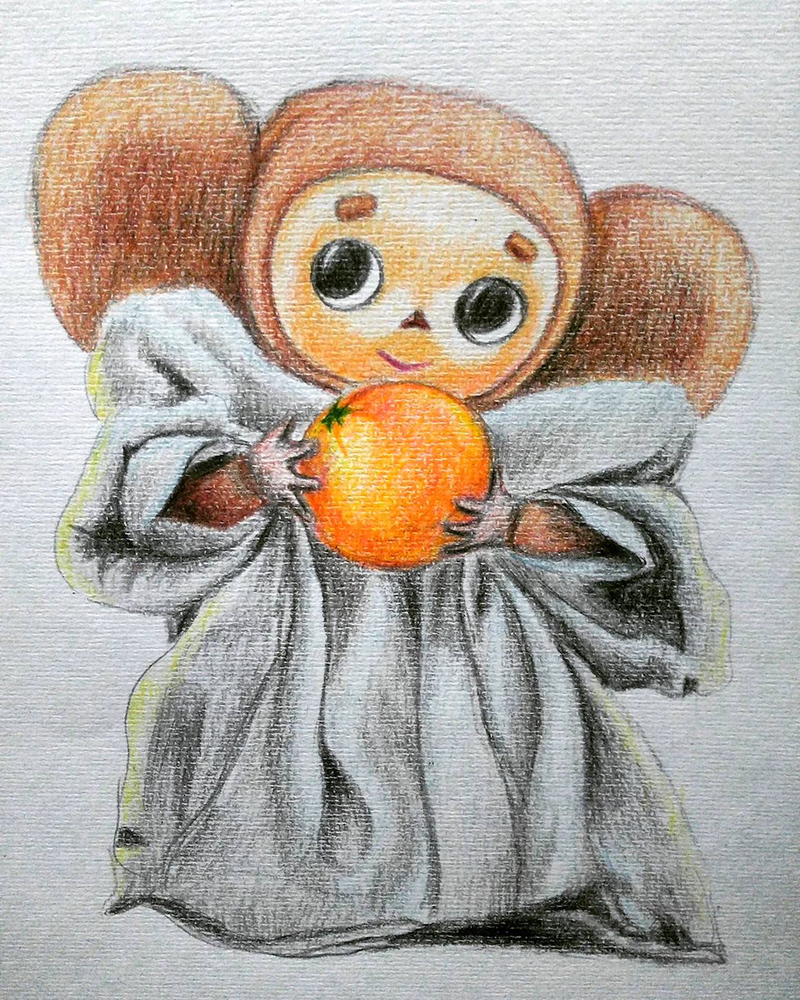 Чебурашка живопись