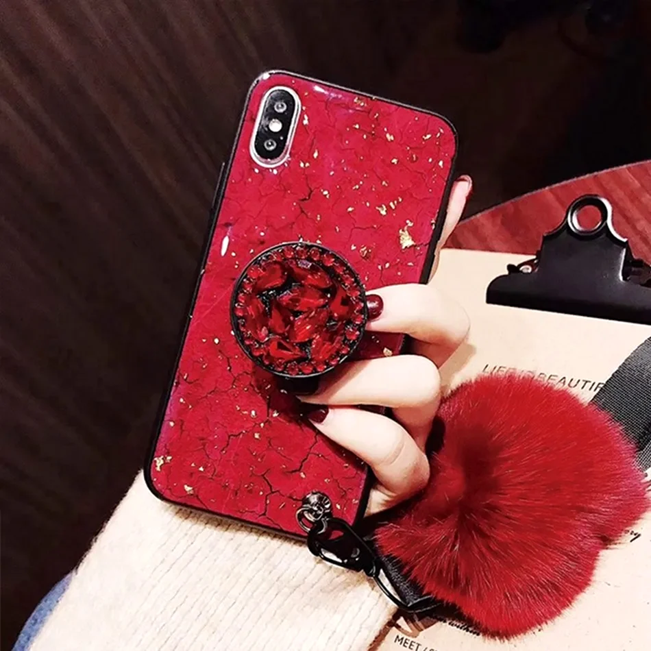 Чехол для Xiaomi Redmi 9a с мехом