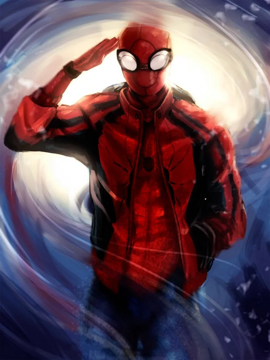 Человек паук Homecoming Art