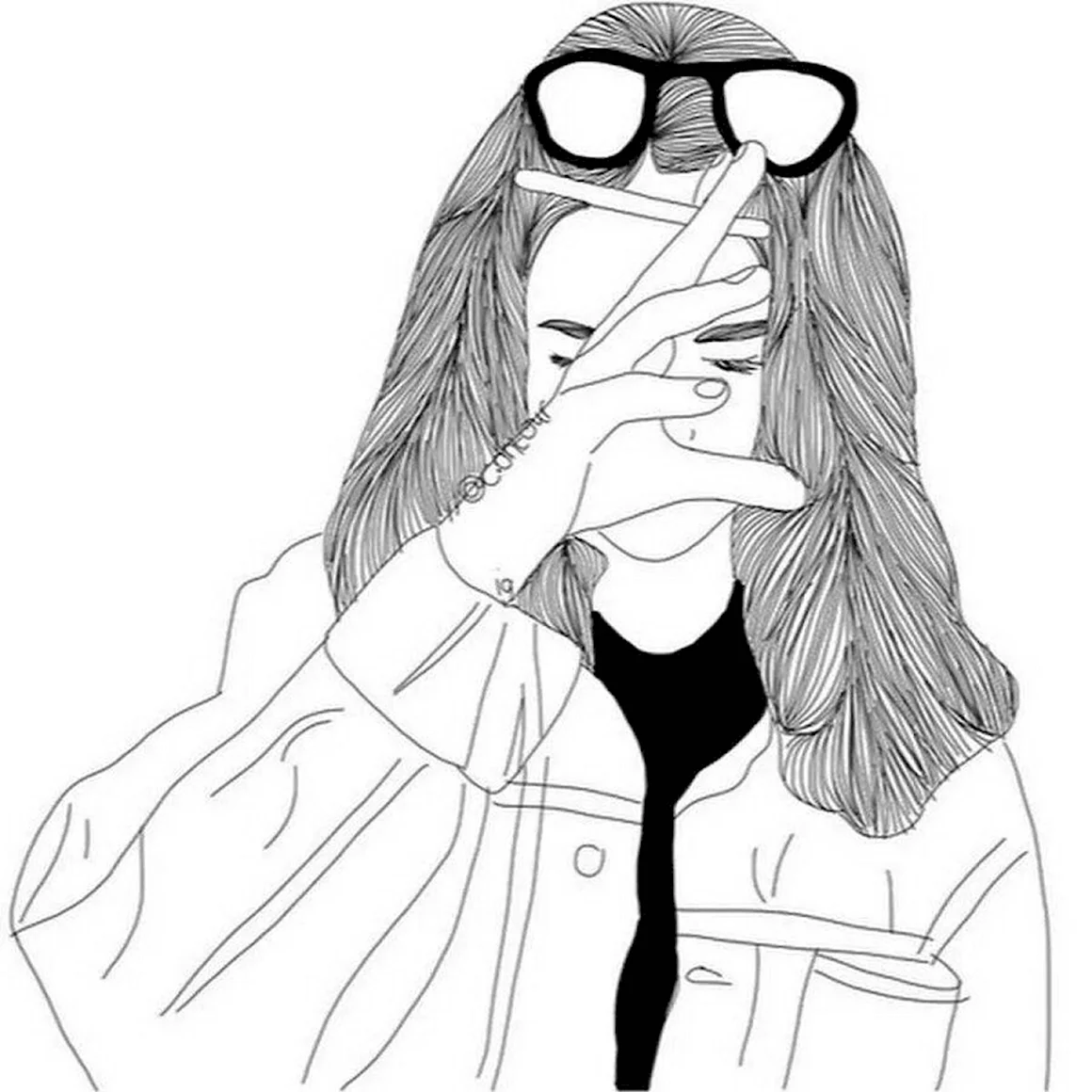 Чёрно-белые рисунки для распечатки