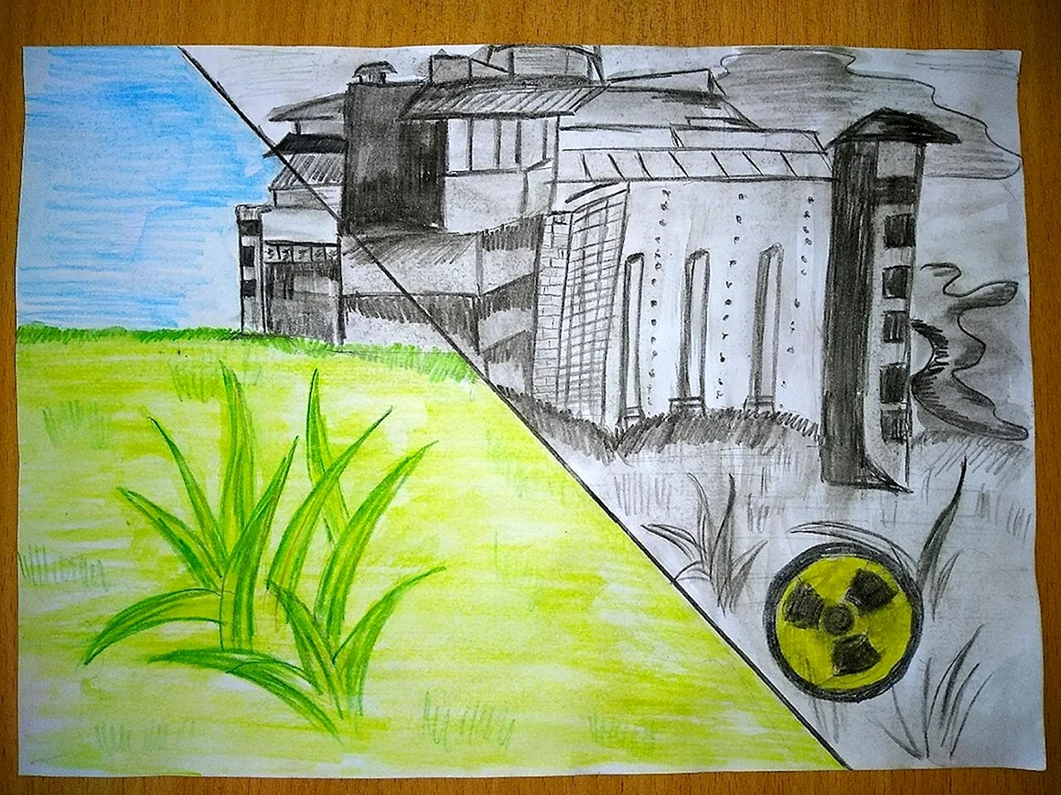 Чернобыль рисунки
