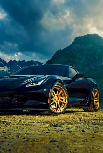 Chevrolet Corvette z06 природа