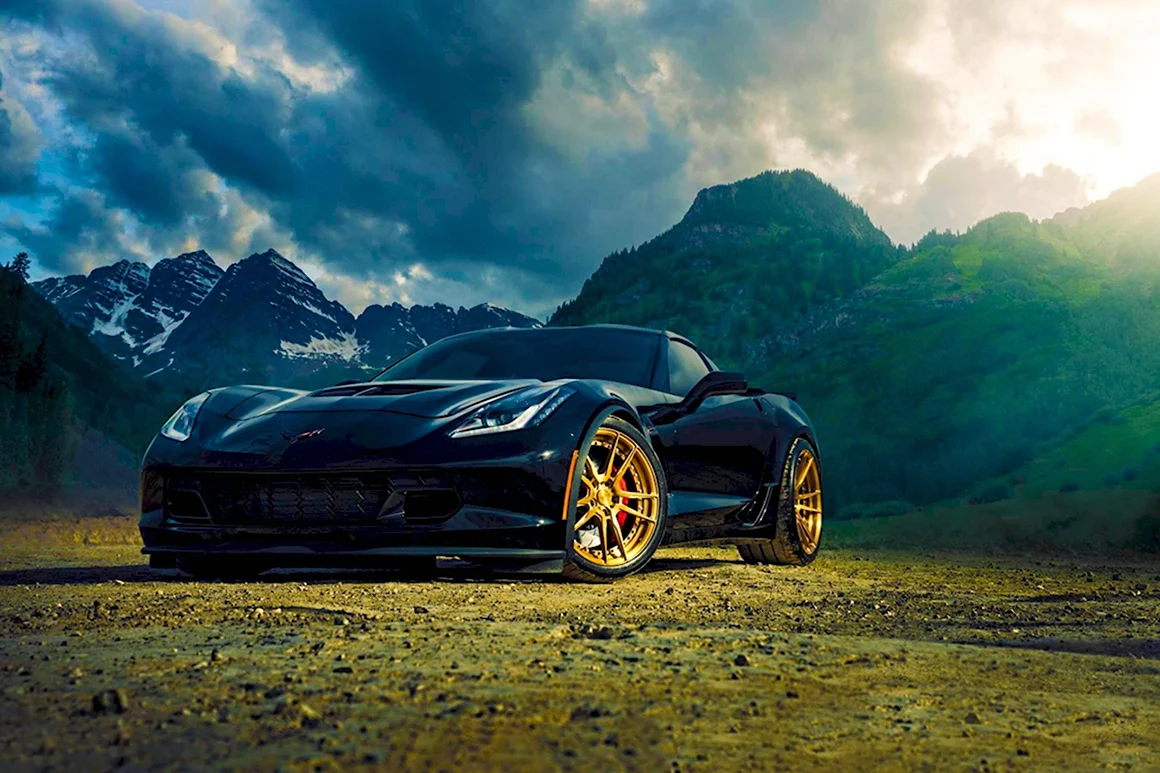 Chevrolet Corvette z06 природа