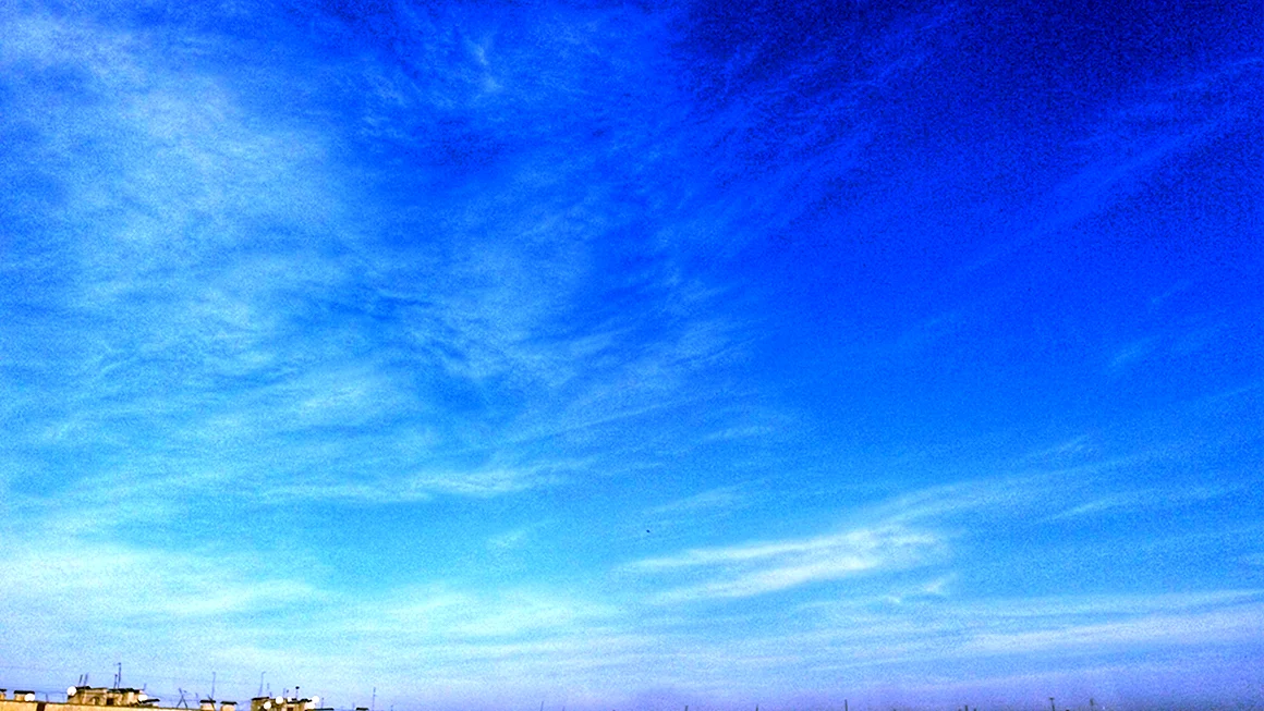 Чистое ясное небо
