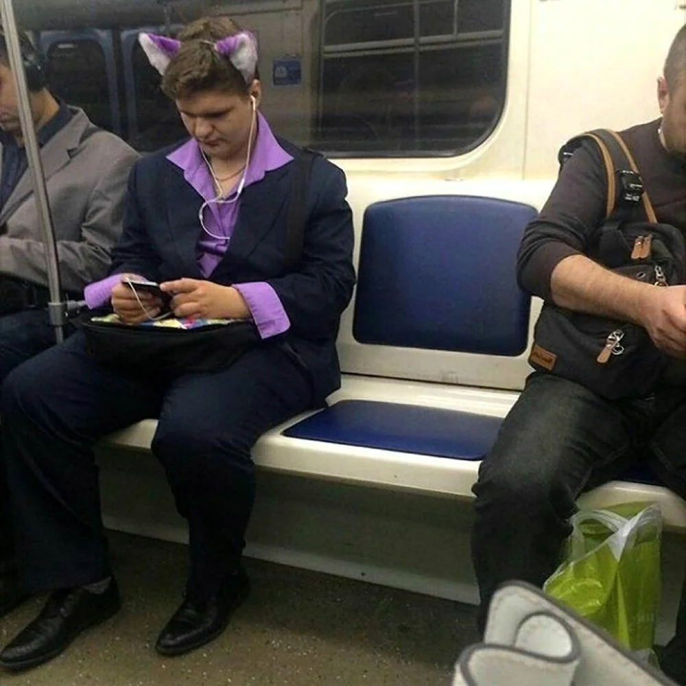 Чудики в Московском метро