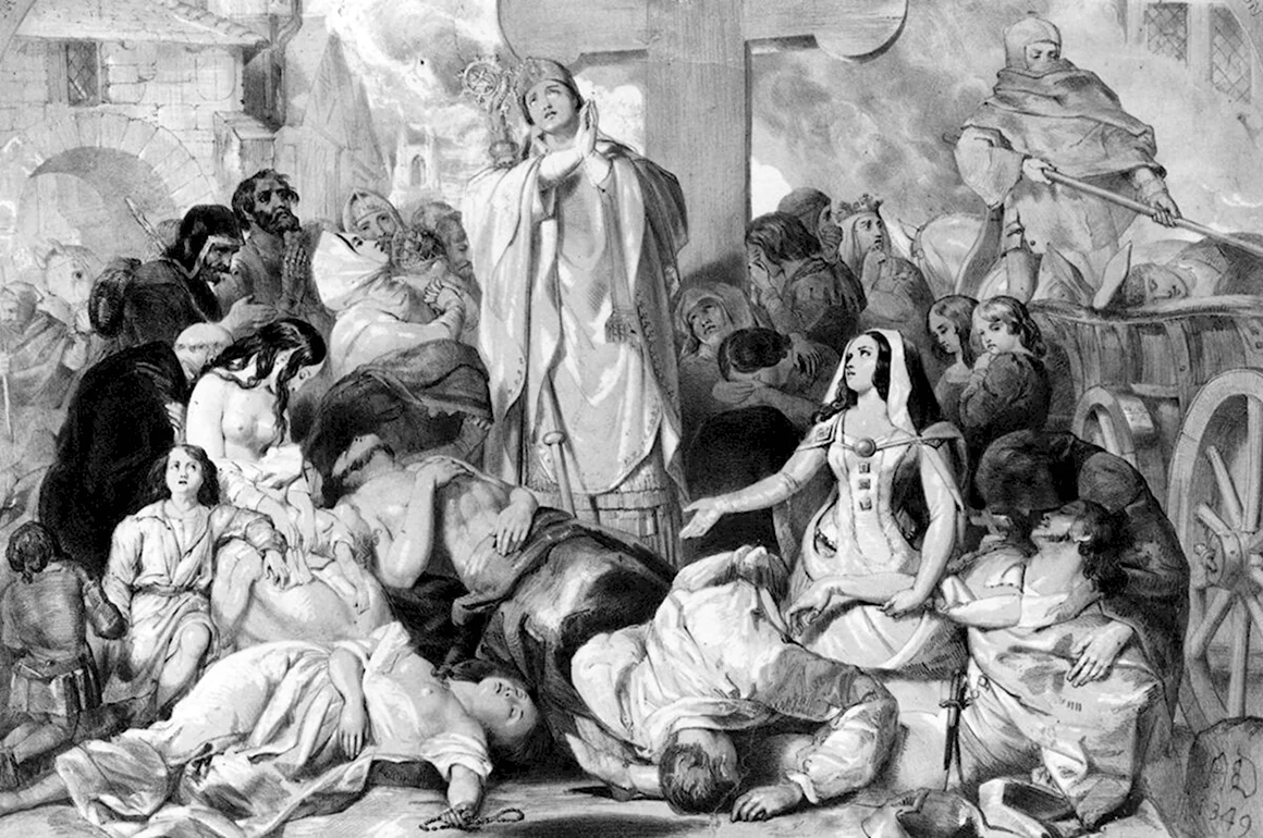 Чума черная смерть 1346-1353
