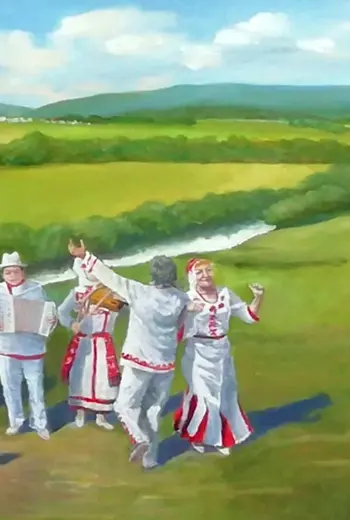 Чувашский праздник Акатуй картины