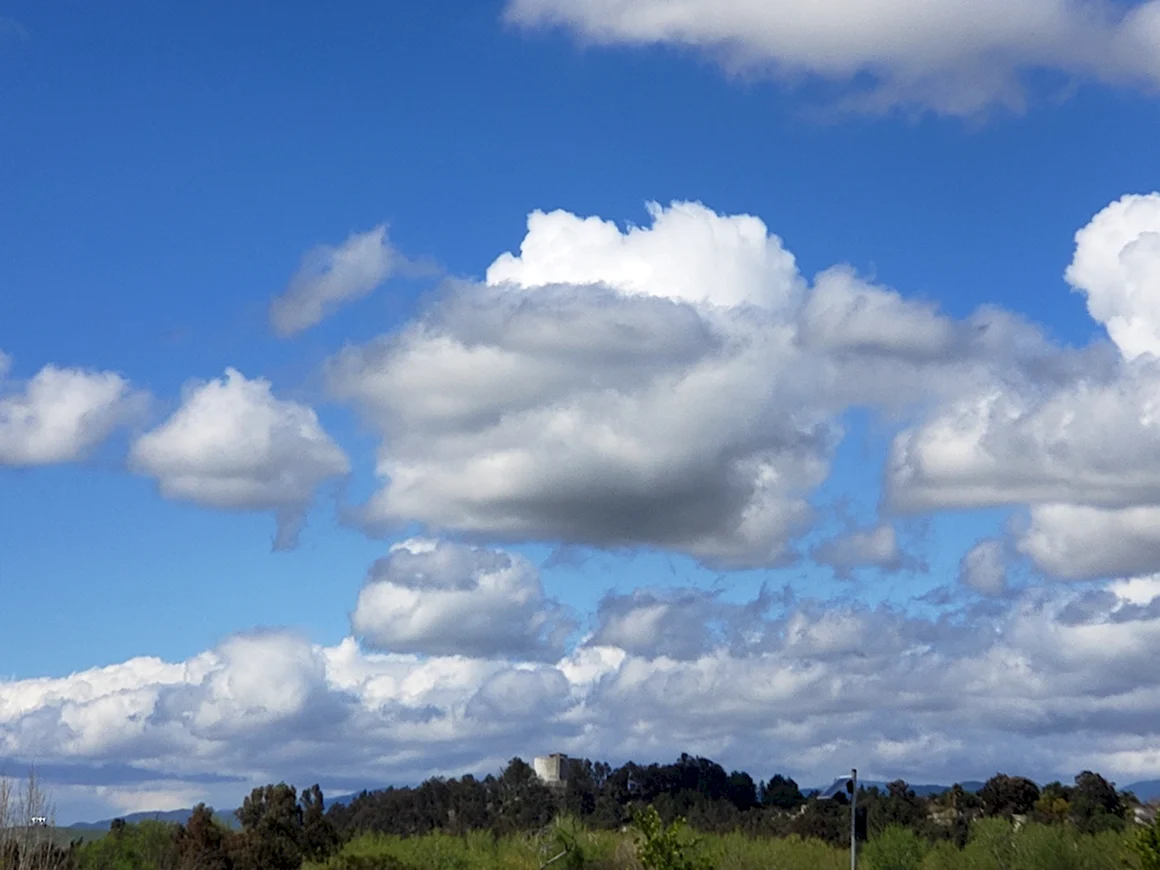 Cumulus congestus облака