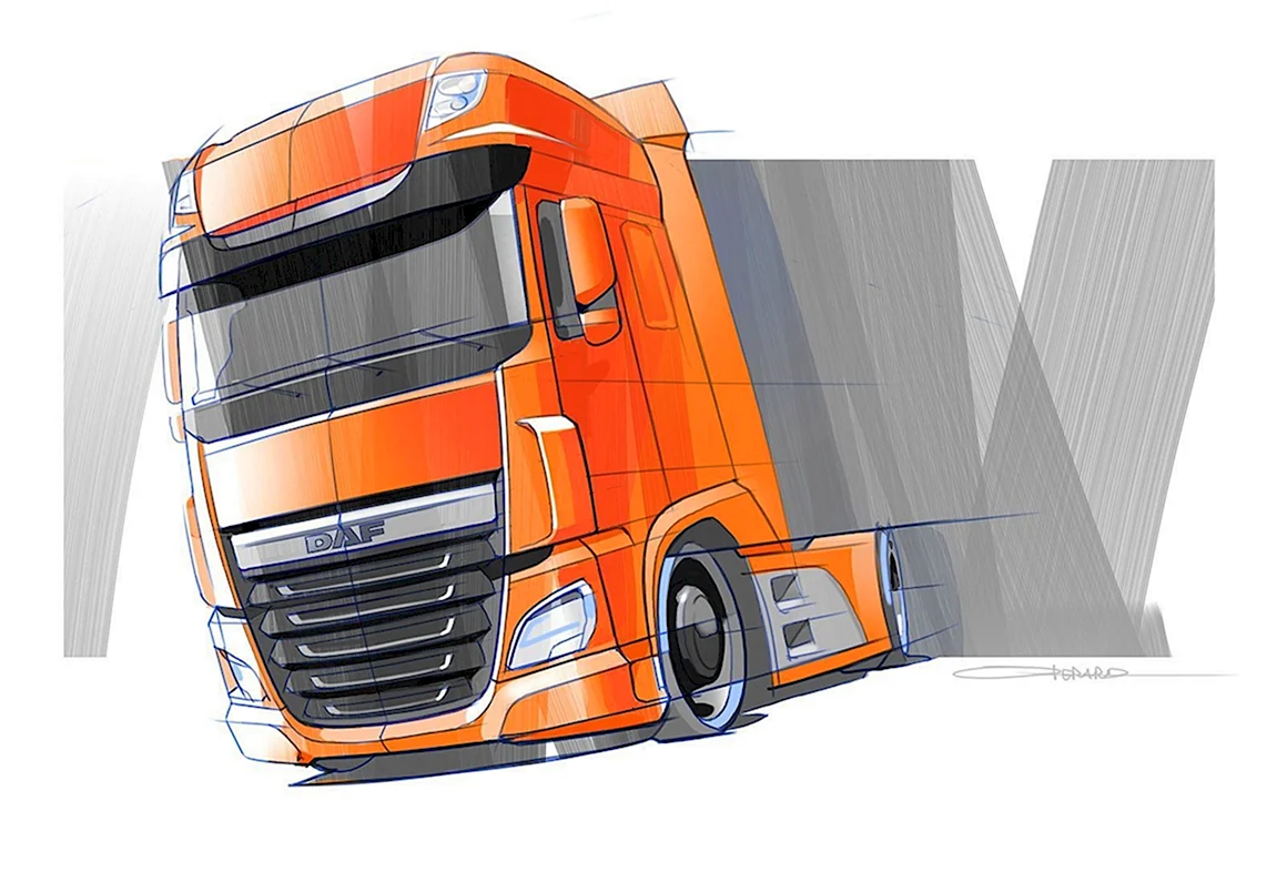 DAF xf105 vector