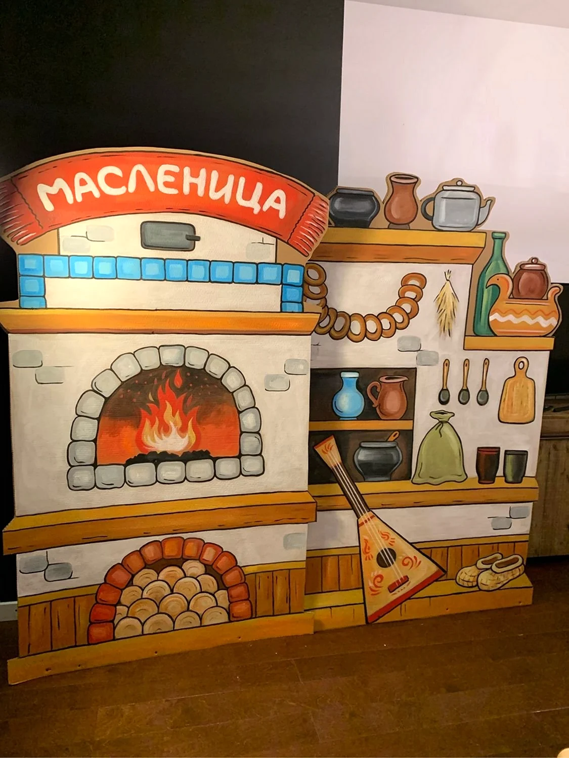 Декорация русской печи