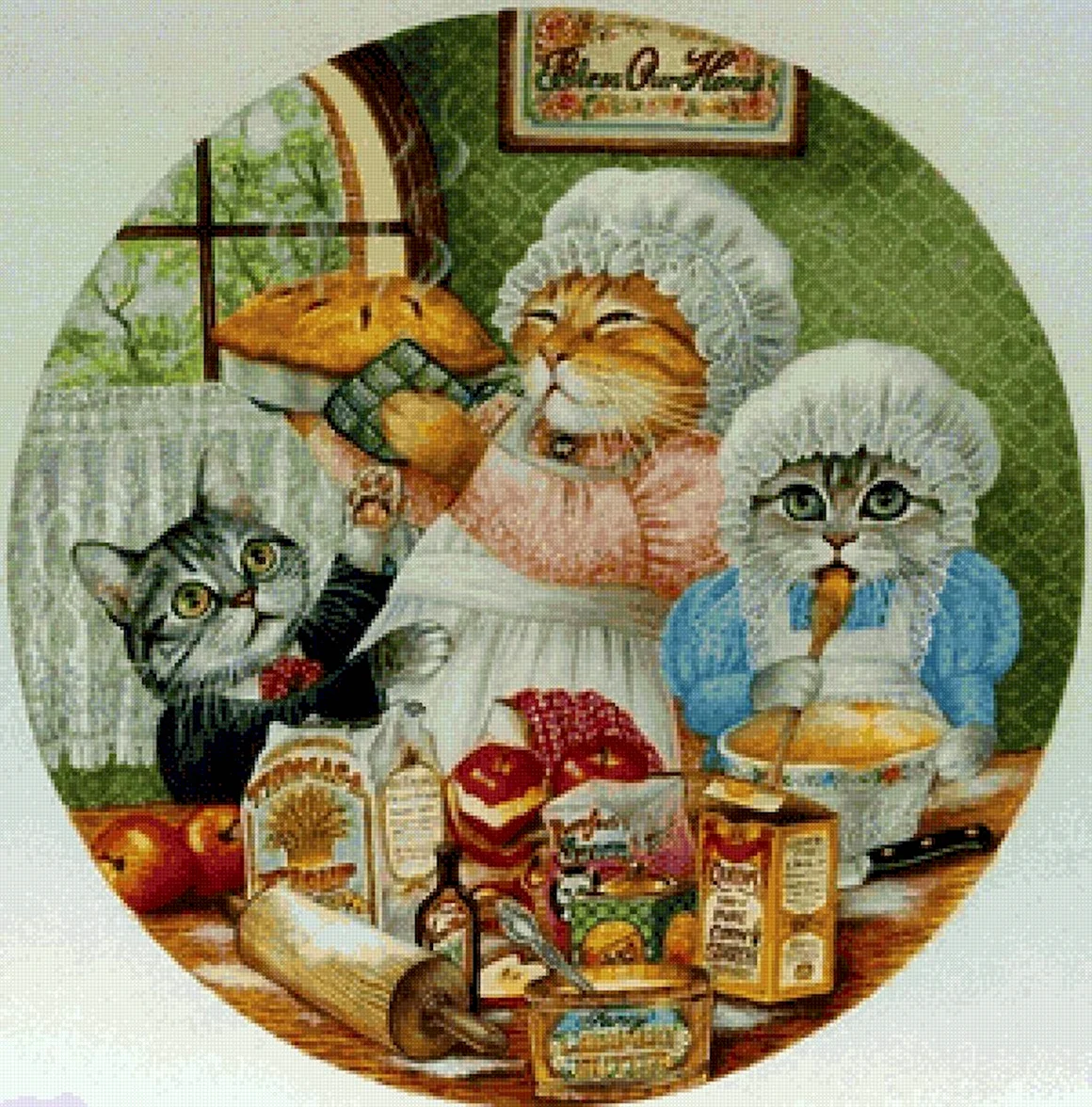 Декупажные салфетки кошки