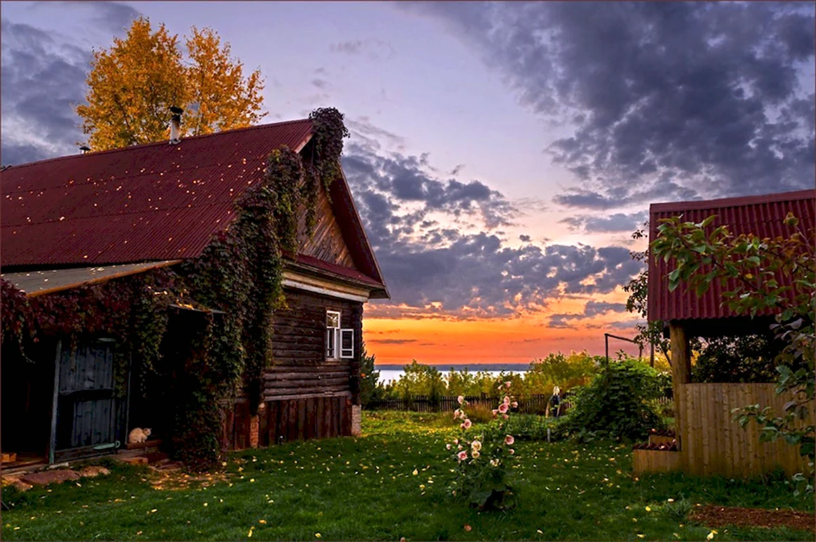 Деревенский домик