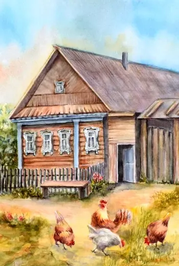 Деревенский домик