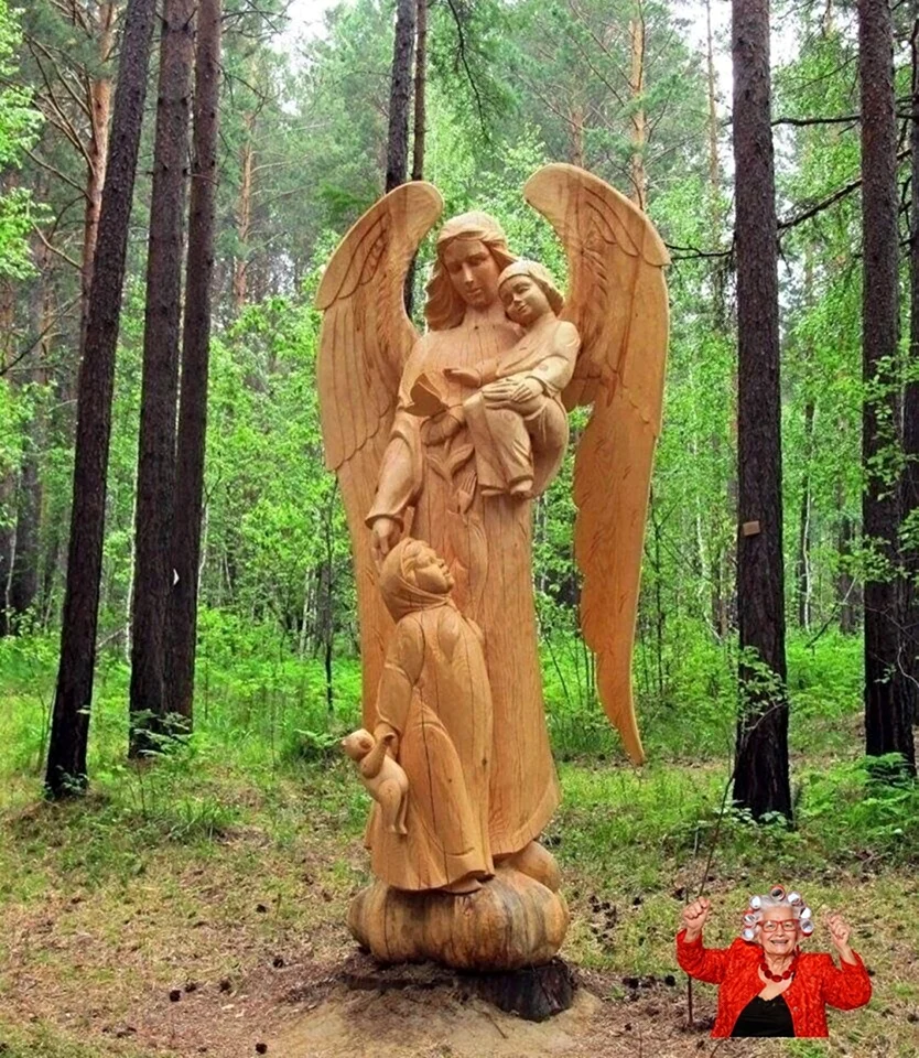 Деревянные скульптуры Шимбарк