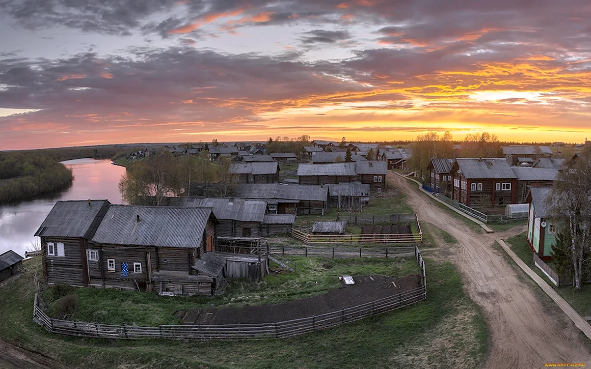 Деревня Кимжа Архангельской области