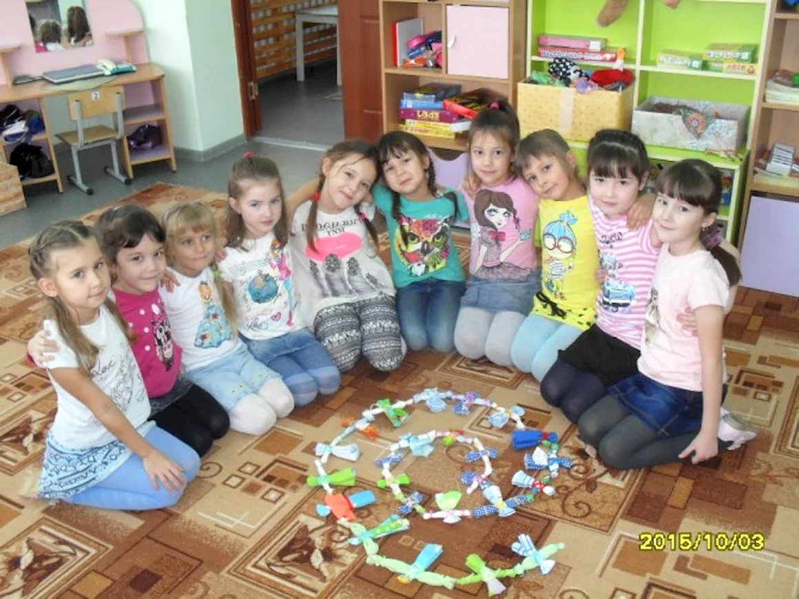 Дети в садике старшая группа