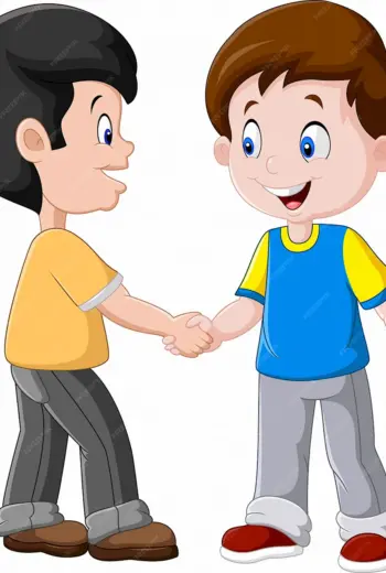 Дети здороваются