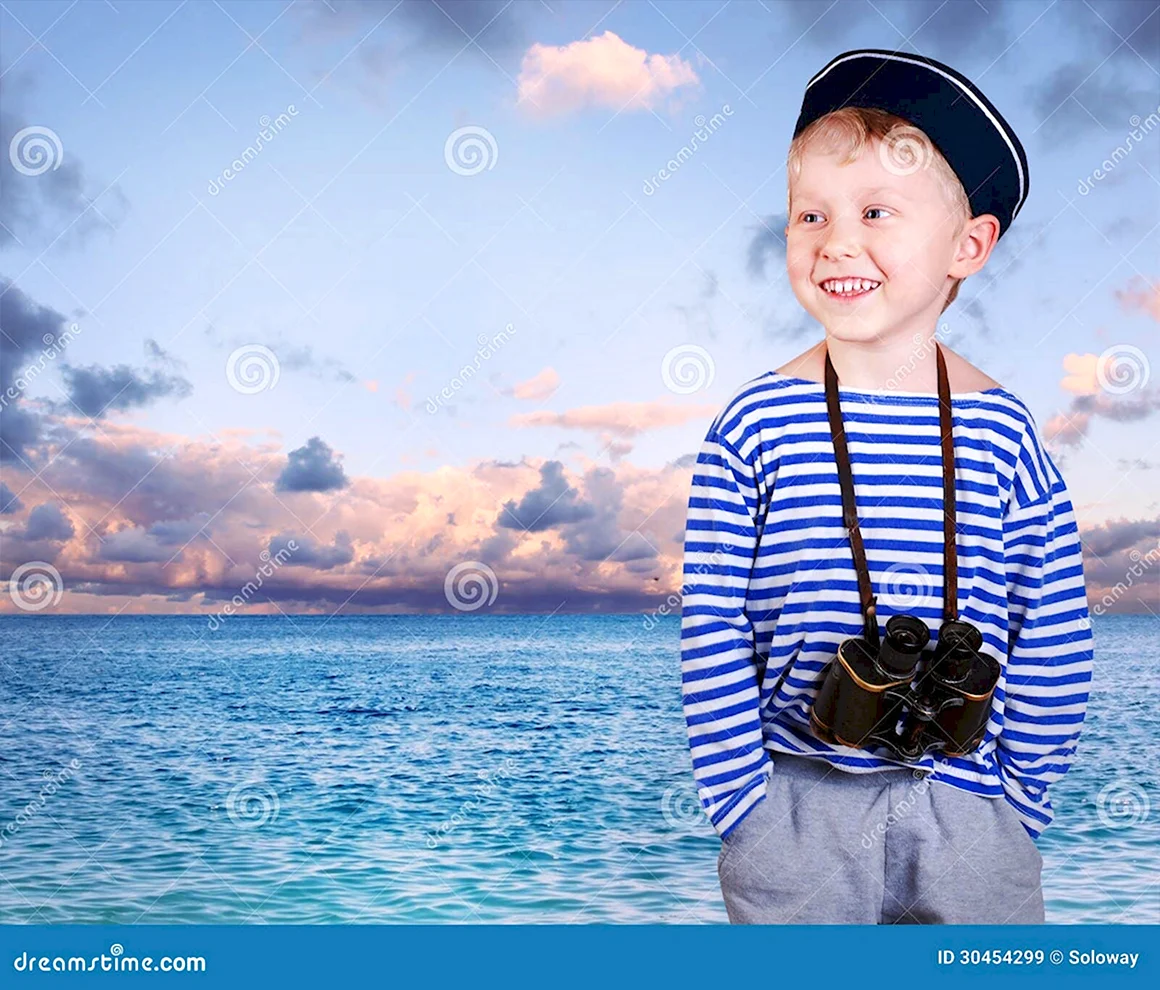 Детская фотосессия в тельняшках
