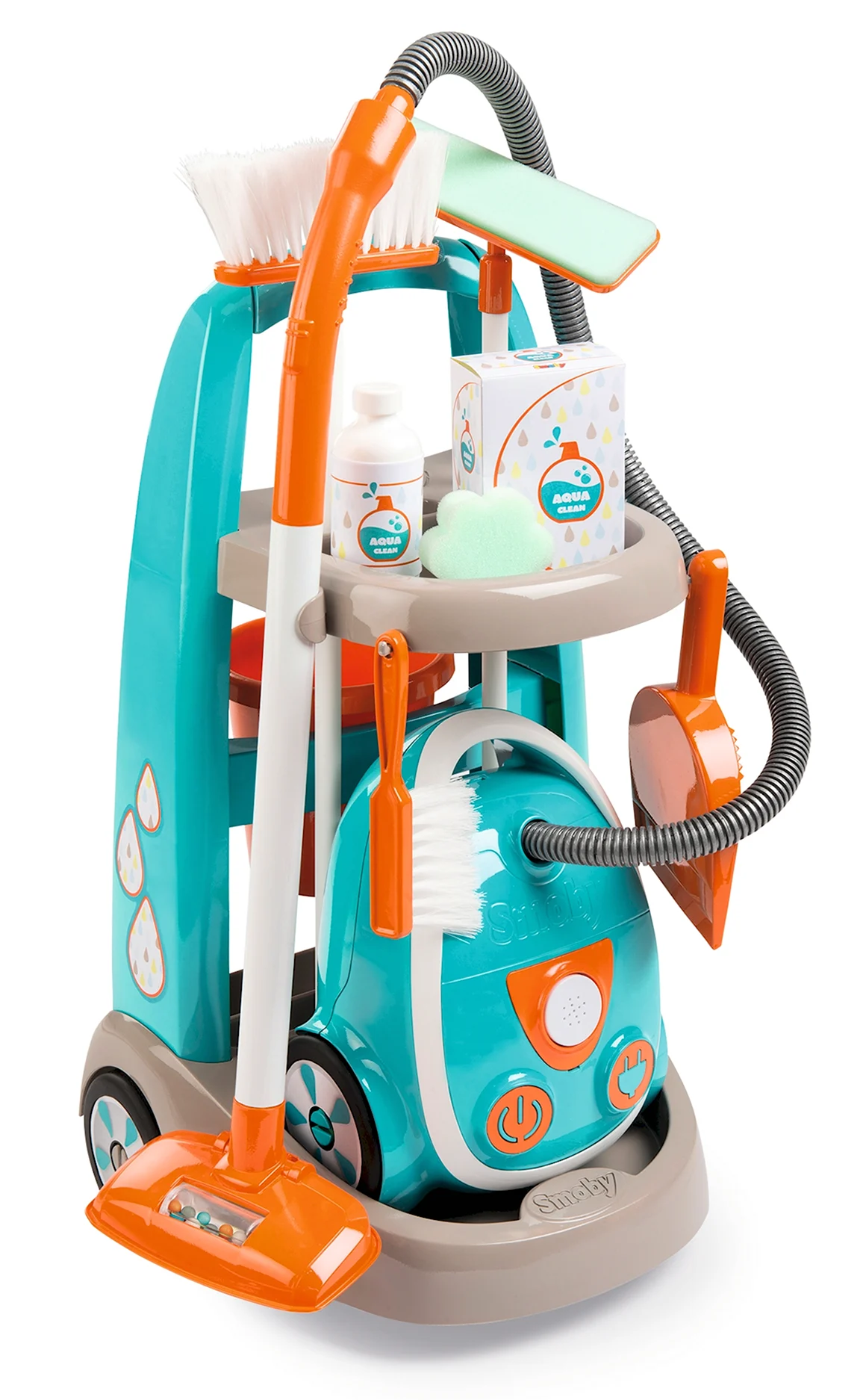 Детский игровой набор для уборки с тележкой Smoby 330309