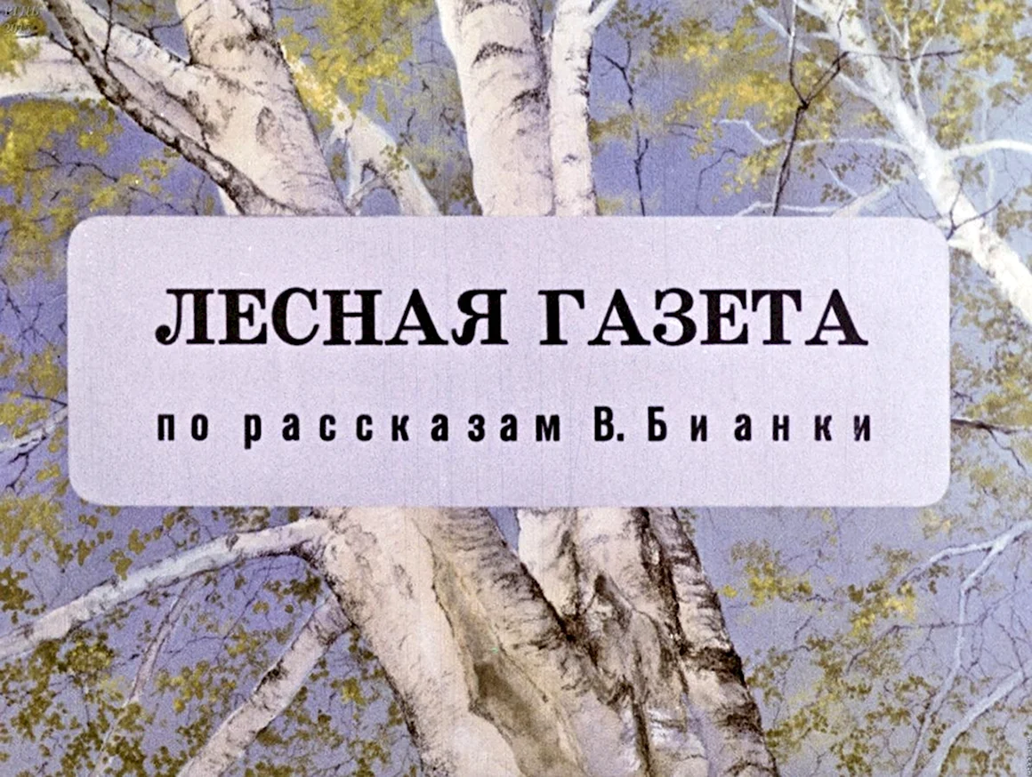 Диафильм Лесная газета