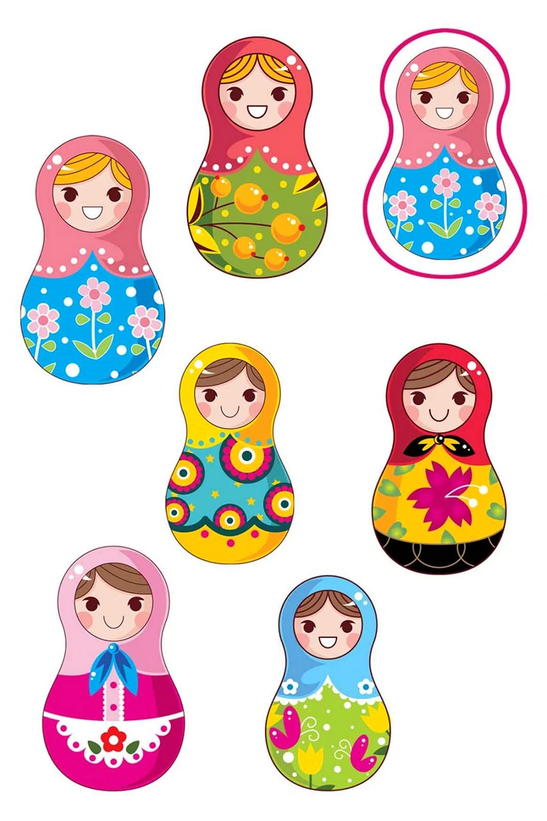 Дидактические игры с матрешками для детей 3-4 лет