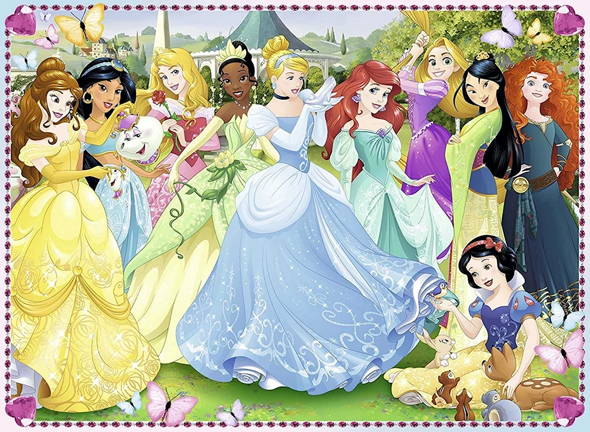 Disney принцессы - модницы