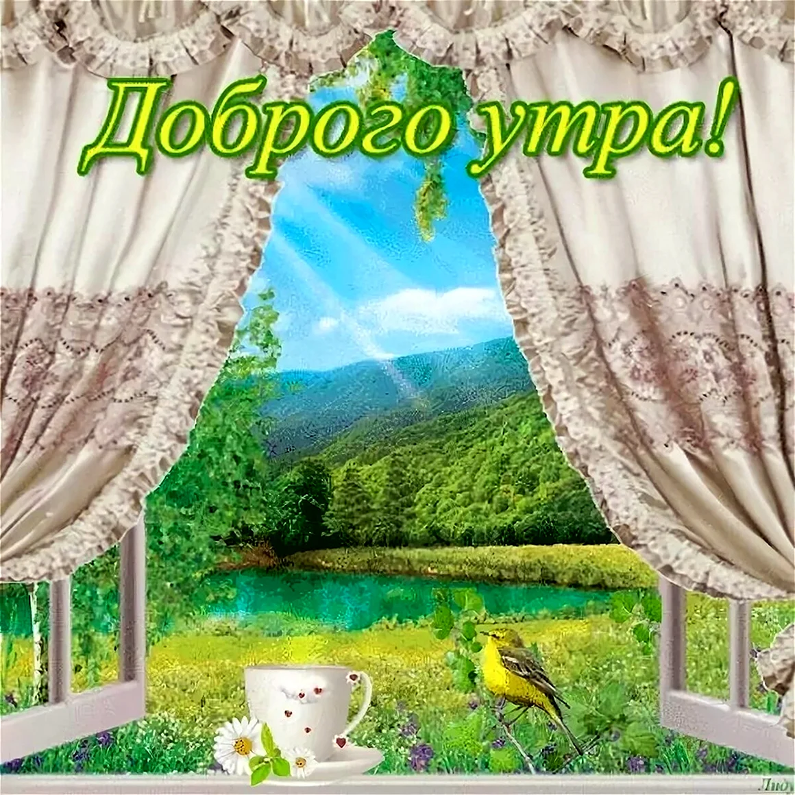 Доброе летнее утро