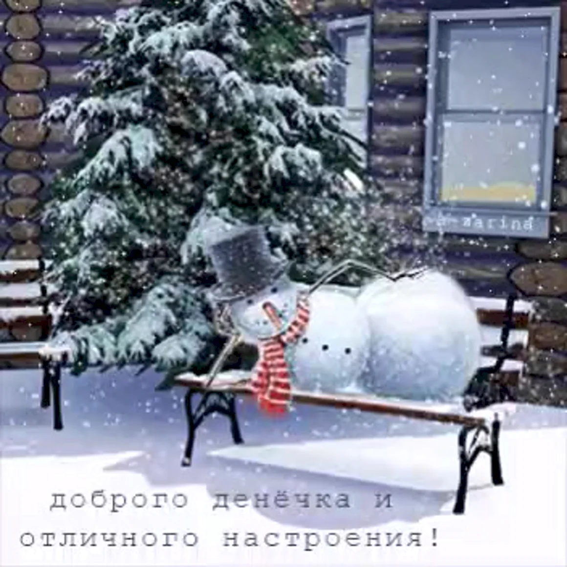 Доброго снежного денечка и хорошего настроения