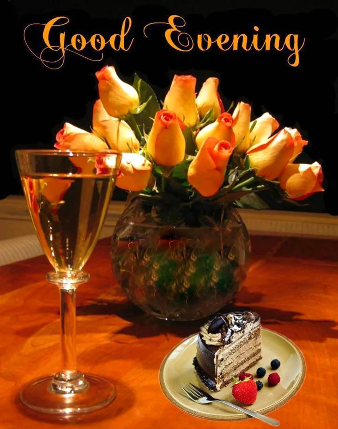 Добрый вечер и good Evening