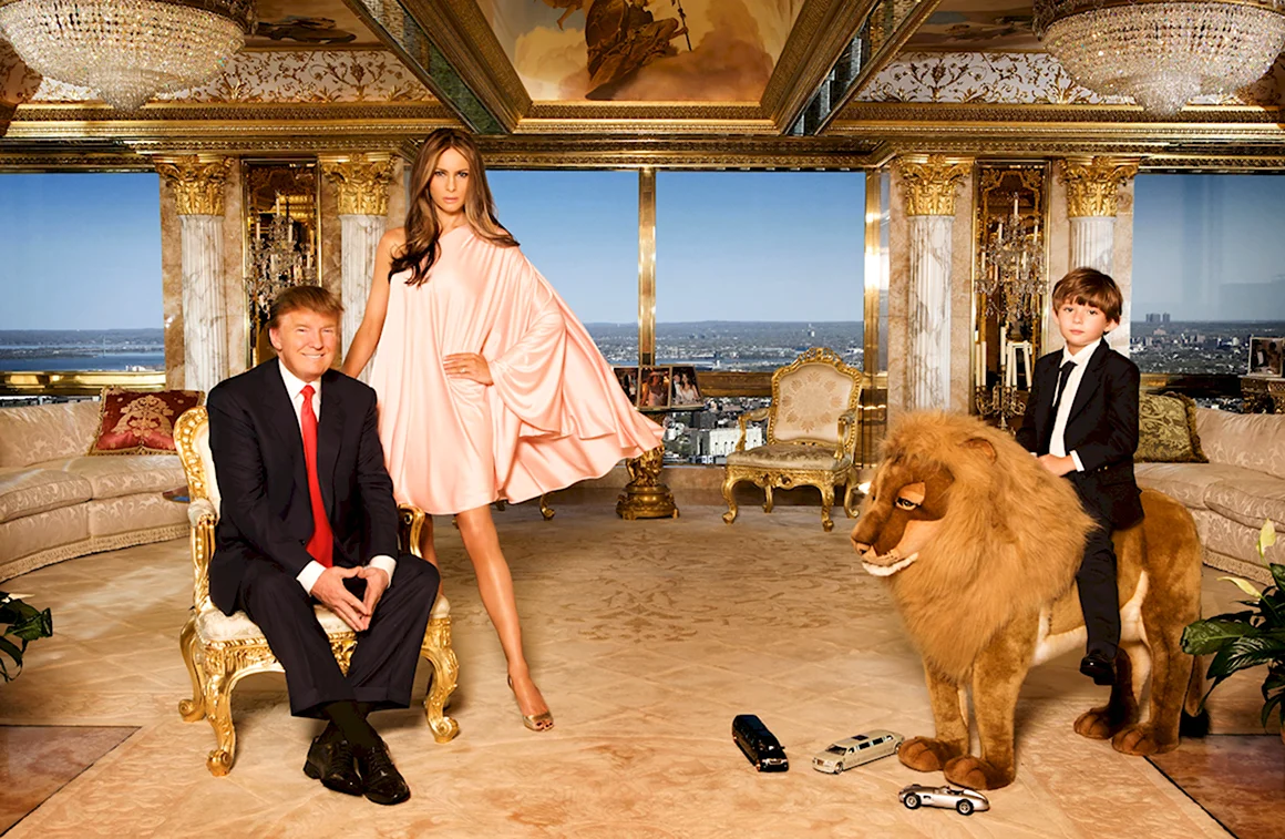 Дональд Трамп в Трамп Тауэр