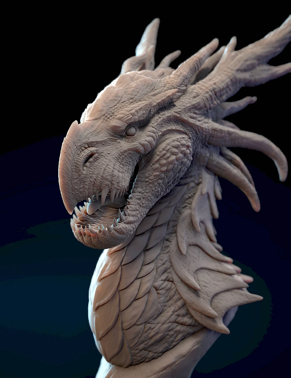 Дракон Zbrush