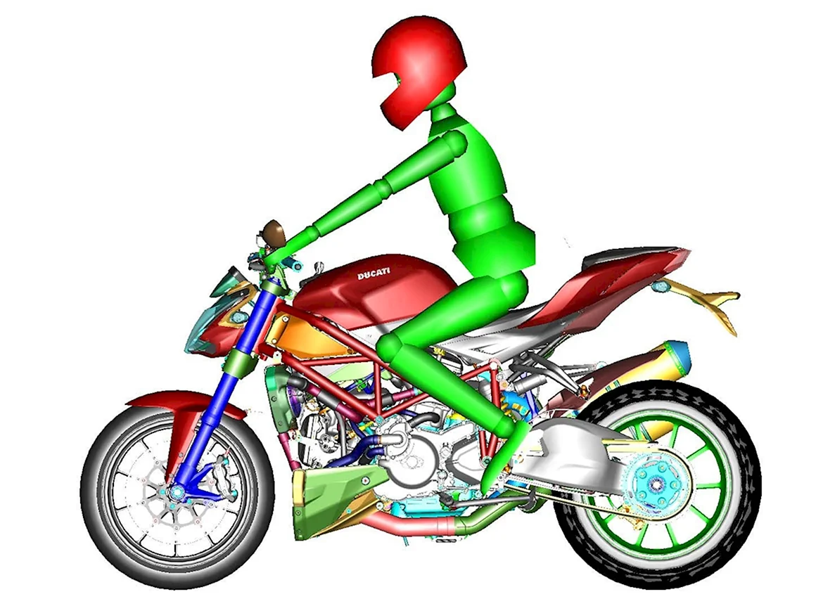 Ducati Streetfighter рисунок