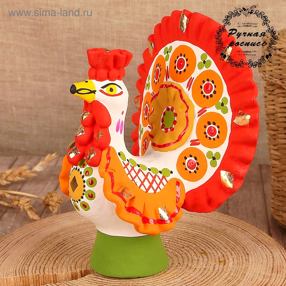 Дымковская игрушка индюк